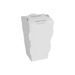 Tamper Evident Medium Fry Carton, White, 600 ct.
