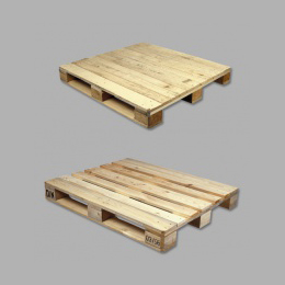 Four-way industrial pallet
