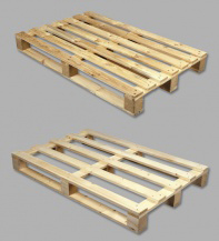 FOUR-WAY SINGLE USE PALLET