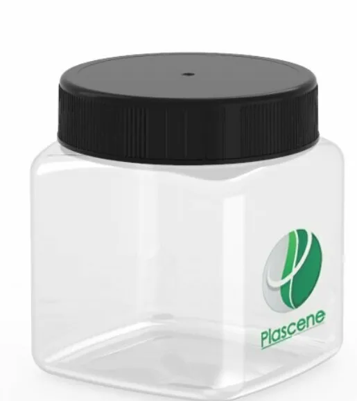 PET Square Jars