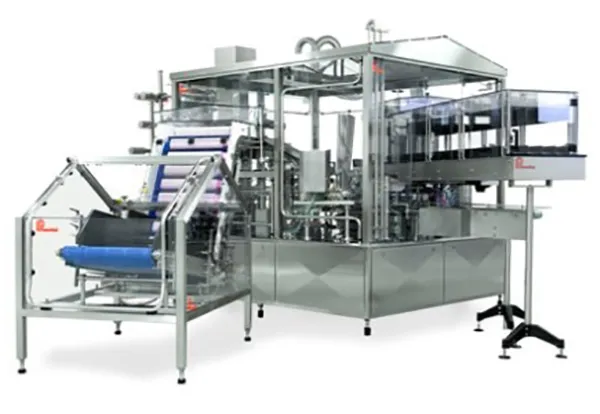 ROTARY CUP FILLING AND SEALING MACHINE