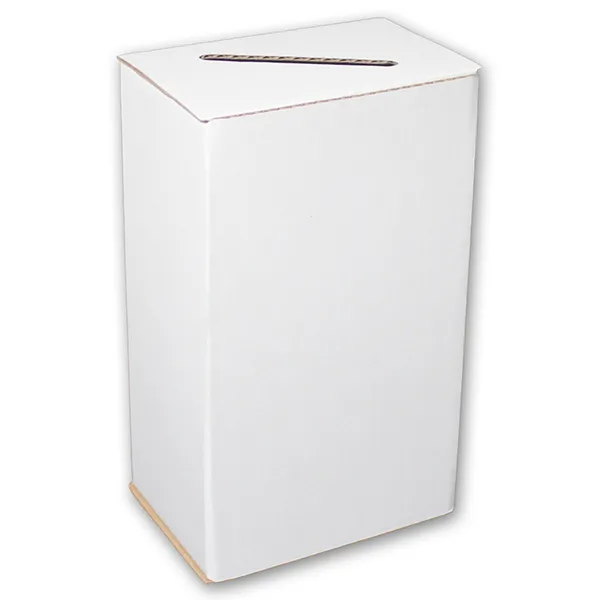Cardboard donation box