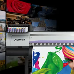 Roll to roll inkjet printer - JV300 Series