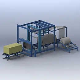 HORIZONTAL STRETCH WRAPPING MACHINE