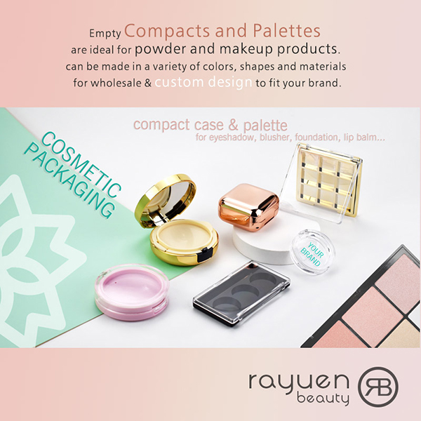 Wholesale & Ccustomize Face Makeup Compact Palette Packaging