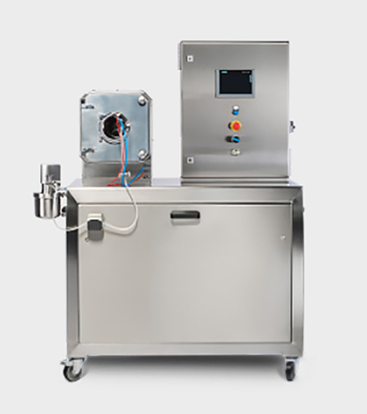 Laboratory tablet coater – perforated coating pan for tablets and pellets