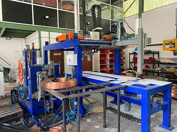 AUTOMATIC STRAPPING & PACKING LINE FOR COPPER WIRE COILS