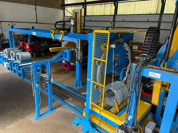 COMPLETE PACKAGING LINE FOR WIRE COILS