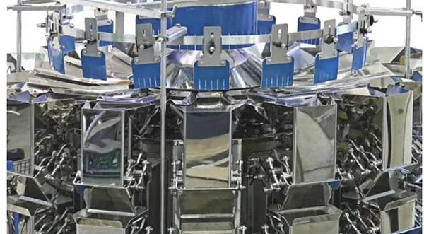 Round head multihead weighers