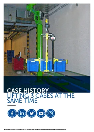 CASE HISTORY - LIFTRING 3 CASES AT THE SAME TIME