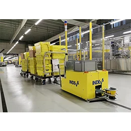 AGVs-Automated guided vehicles-assembly and production areas