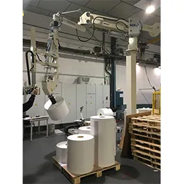 Pneumatic manipulators with gripping tools