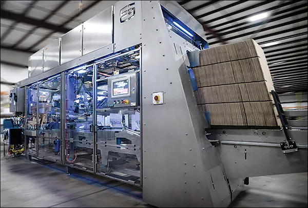 HIGH SPEED HORIZONTAL CASE PACKER