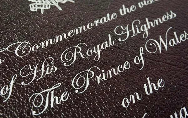 Foil Blocking and Embossing