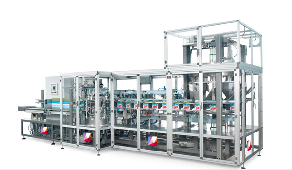 VCMX Vertical cartoner with continuous motion at high speed