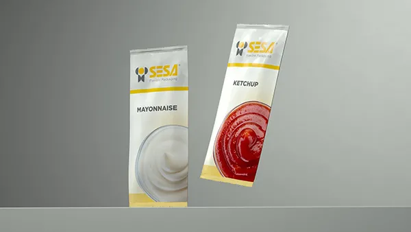 Ketchup, Mayonnaise and Mustard Packages