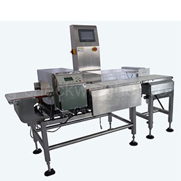 Automatic intelligent weighing scale and metal detection machine