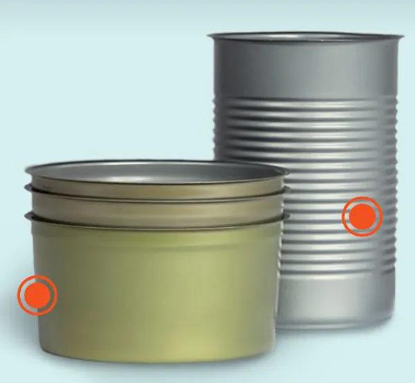2-PIECE DRAW REDRAW (DRD) STEEL & ALUMINUM CANS