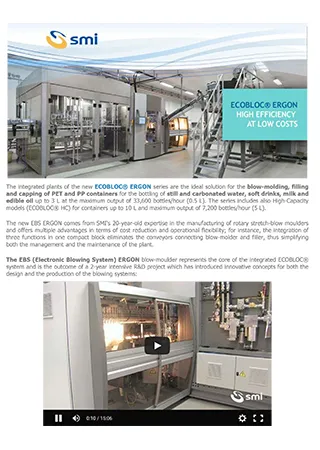 ECOBLOC® ERGON High Efficiency at Low Costs