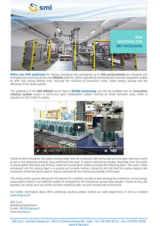 New solutions for dry packaging