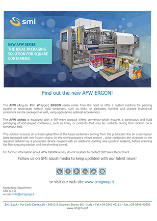 Find out the new AFW ERGON!