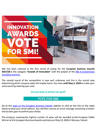 Innovation Awards - Vote for SMI