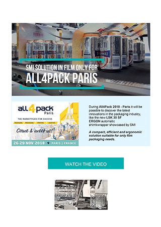 SMI solution in film only for ALL4PACK PARIS