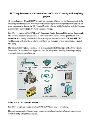 SP Group Demonstrates Commitment to Circular Economy with tray2tray project