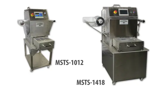 Manual Shuttle Film to Tray Food Packaging Machines