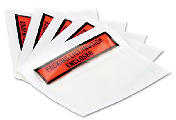 Packing List Envelopes
