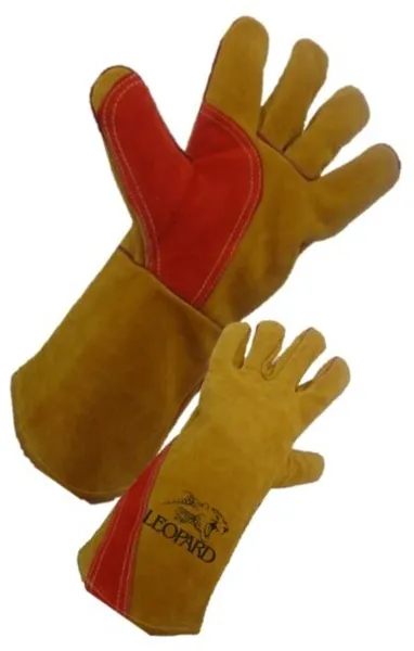 Premium Gold Welders Gauntlets - 14inch