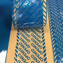 Blue Covert Tamper Evident Security Tape