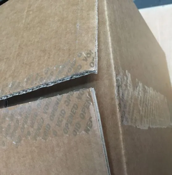Brown Tamper Evident Security Tape