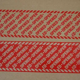 Red Covert Tamper Evident Security Tape