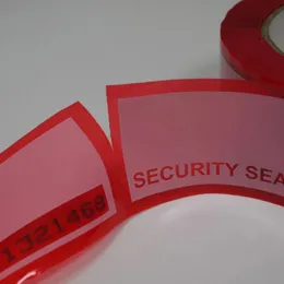 Tamper Evident Linerless Labels