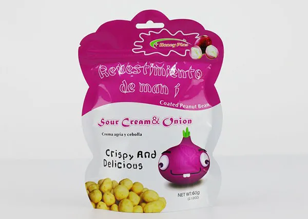 Shaped Pouch with ziplock