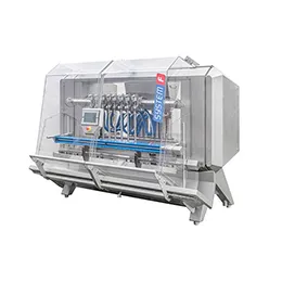Fully automatic inline liquid filling machine F-1800