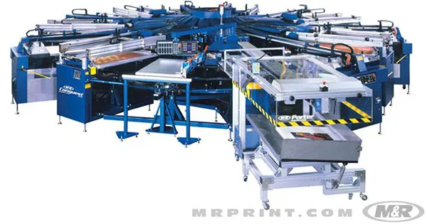 CONQUEST™ Multicolor Graphics Screen Printing Press