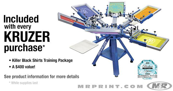 KRUZER™ Manual Screen Printing Press