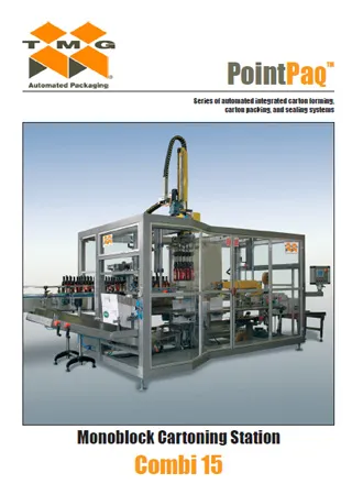 Monoblock Cartoning Station