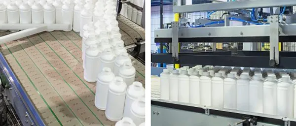 Depalletizers for glass, plastic or can bottles