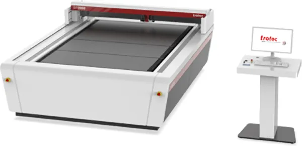 Large-format laser cutter