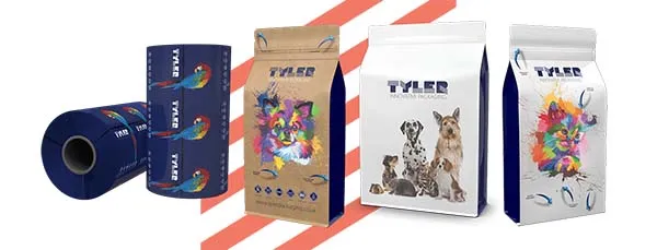 Pet food packaging