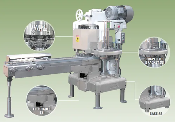 VARIN 60 SS automatic seamer