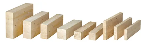 Verso glulam and split glulam