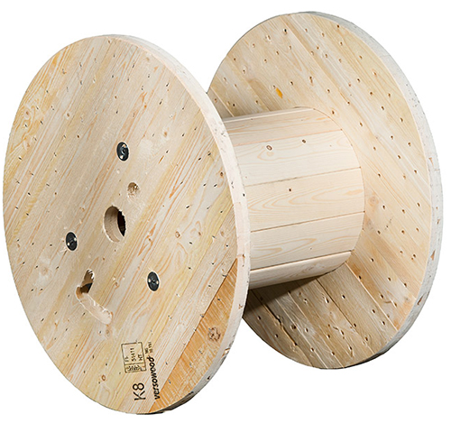 Wooden and plywood cable drums