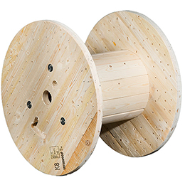 wooden and plywood cable drums
