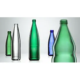 Glass bottles for mineral water and soft drinks