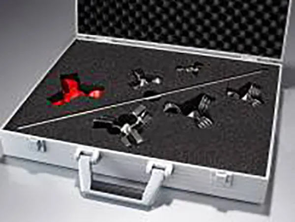 Case inserts made of foam