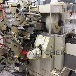 High speed double twist wrapping machine